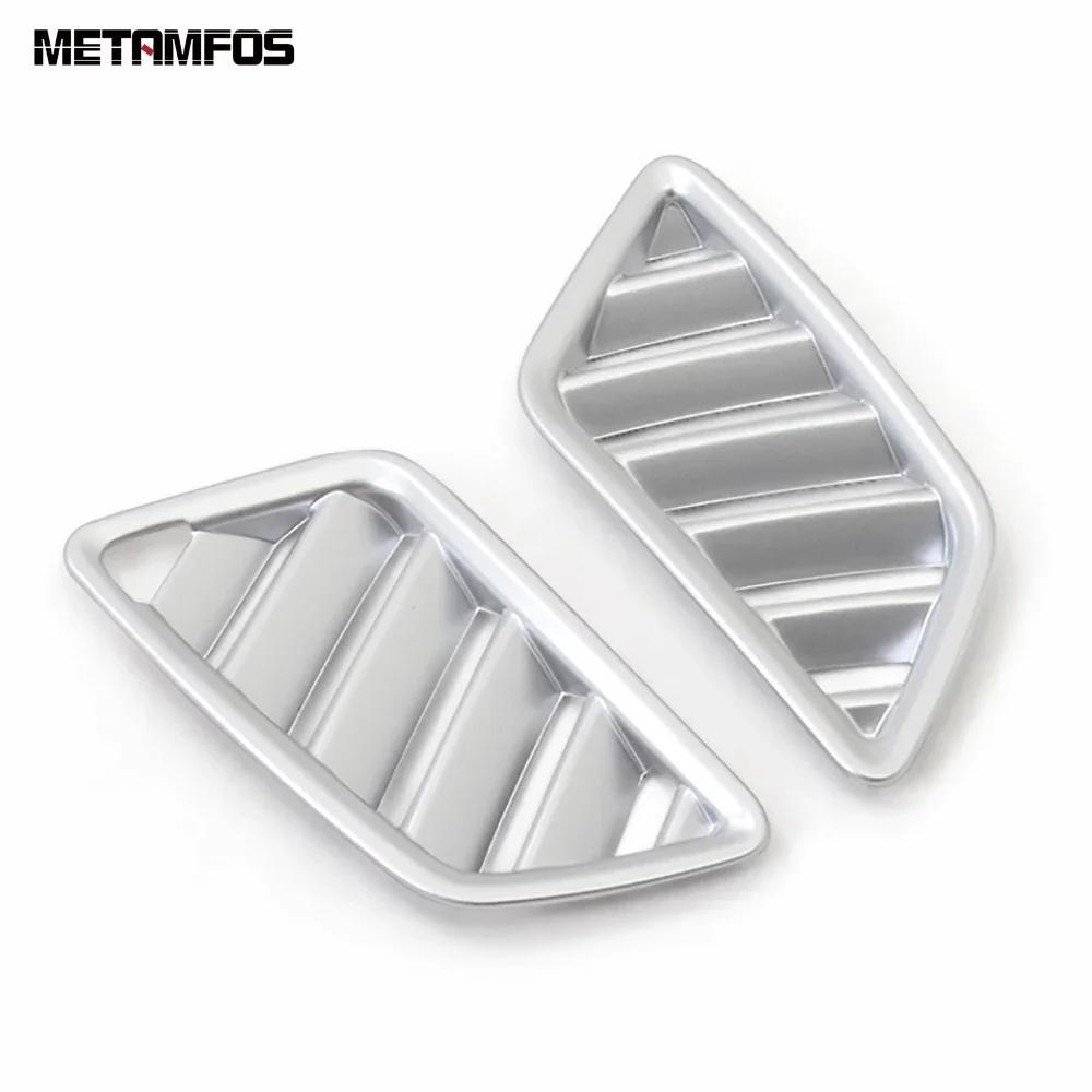 For Mitsubishi Eclipse Cross 2017-2024 2025 Carbon Fiber Front Upper Air Condition Vent Outlet Cover Trim Interior Accessories