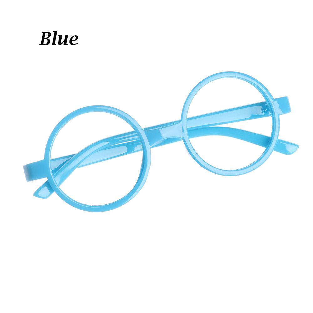 

Children Candy Color Portable Eyewear Protection Ultra Light Round Glasses Frame Spectacle Frames синій