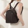 Head layer cowhide backpack, small backpack, trendy and versatile women's backpack, large capacity soft leather bag
