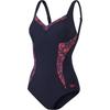 Womens/Ladies Abstract Floral One Piece Swimsuit