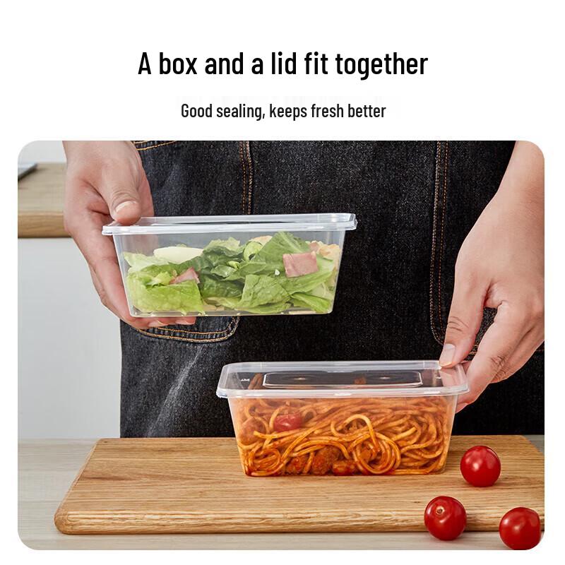 Meiliya Einweg-Lebensmittelbehälter mit Deckeln