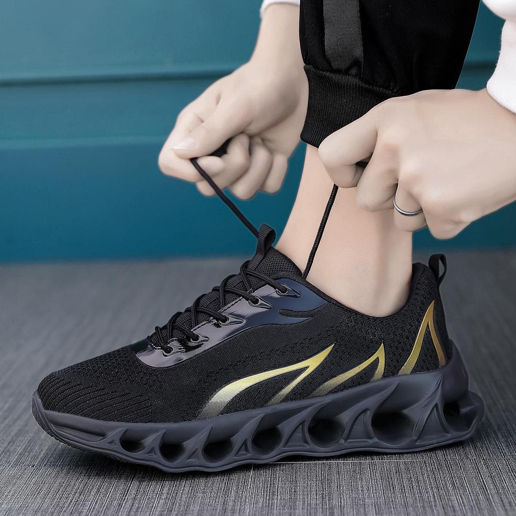 2023 Summer Men's Flame Shoes: Extra Large Sizes 45-47, Versatile Sports & Leisure Footwear