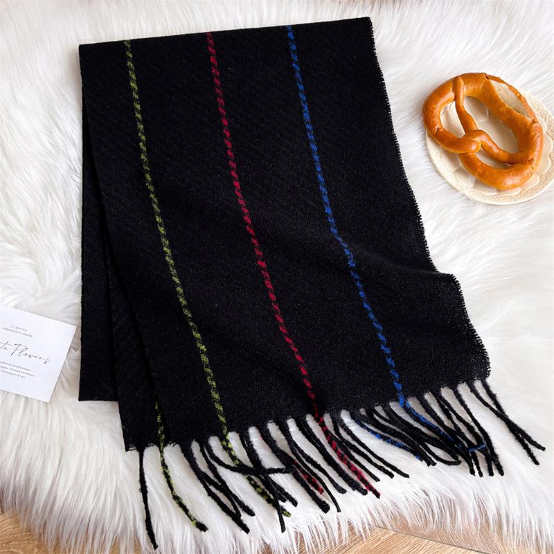 180*30cm Autumn Women's Scarf Luxury Classic Plaid Soft Foulard Female Acrylic Plaid Scarves Shawl Pashmina Feeling Shawls