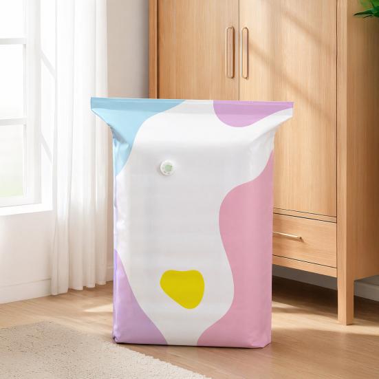 Yousheng Sealed Storage Bags, Compression Bag with Double Zipper Pump-Free, Large Capacity Reusable Bags for Bedding