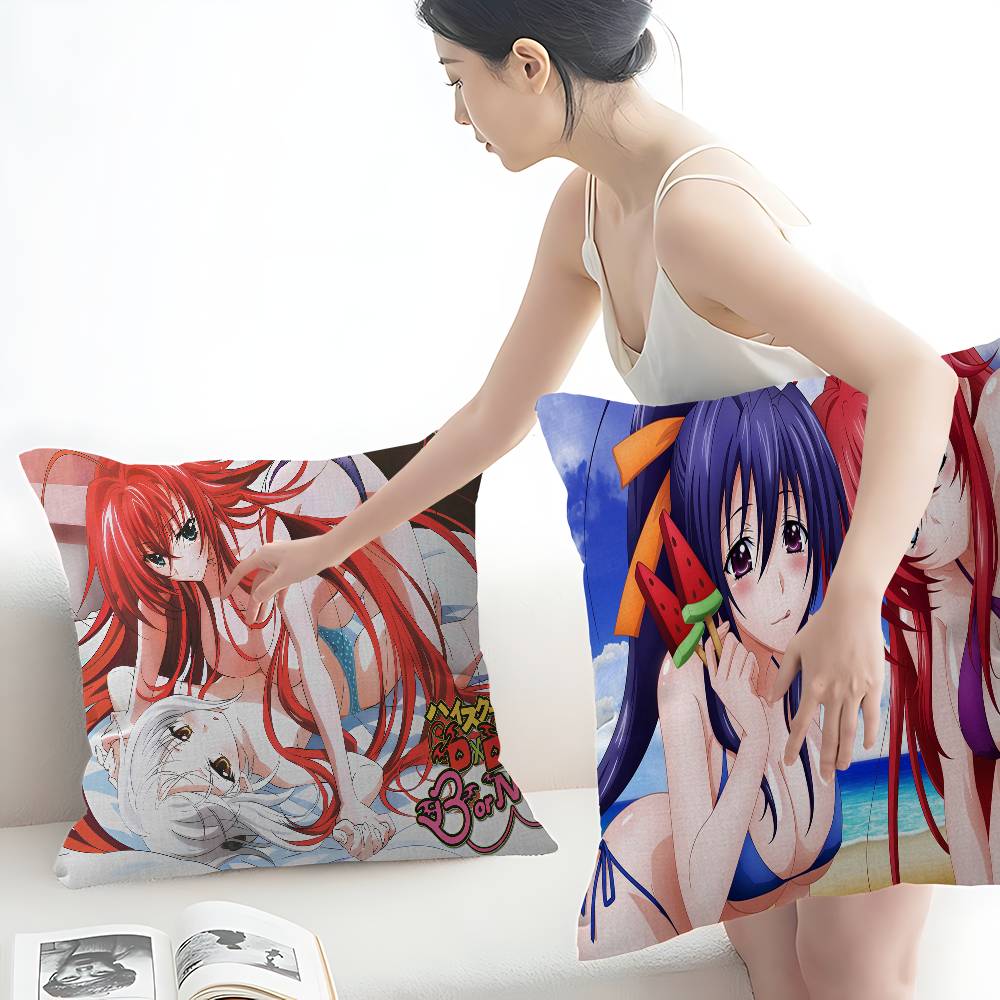 Cartoon High School DxD Cushion Cover Pillow Cover Decor Pillowcase Printed Cushion Case for Couch
