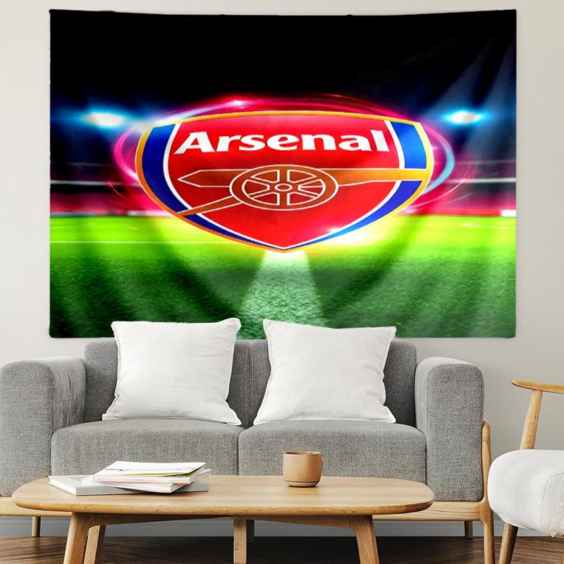 Arsenal F.C Print Tapestry, Lightweight Wall Hanging, for Bedroom, Dorm, Living Room, Home Art Decor - Birthday Christmas Gift for Friends