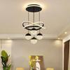 Modern Minimalist Gold 4-Sphere LED Pendant Light