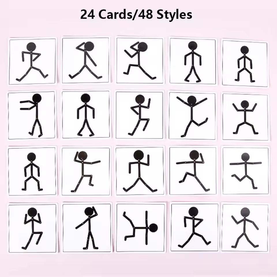 Sport Wooden Man Material Diy Puzzle Toys Boards Educational Game Early Learning Toy For Children Preschool Fine Motor Training