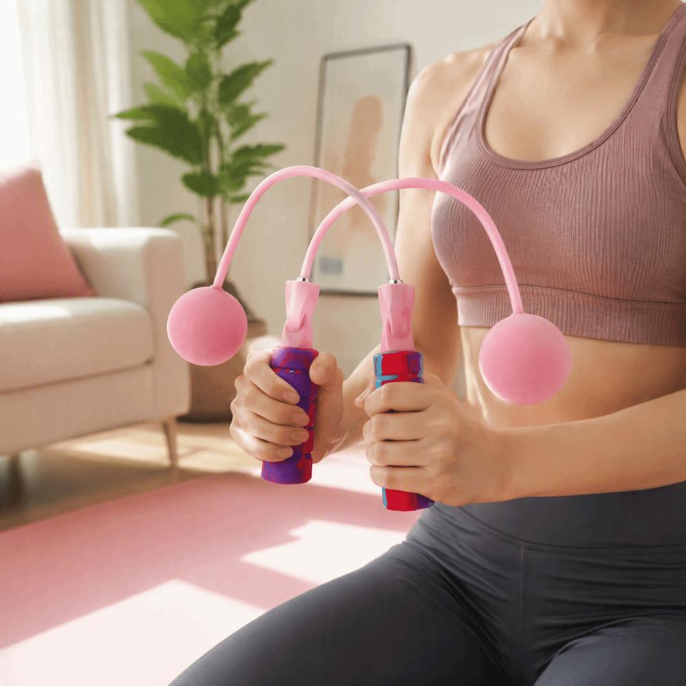 Cordless Design Weighted Jump Rope Weighted Handle Skipping Rope Cordless Jump Rope For Women