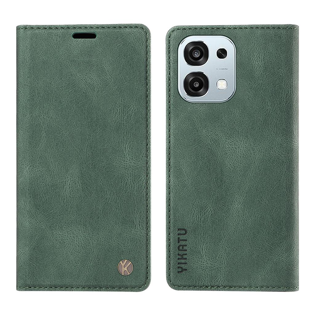 For Oppo F31 5G/Oppo A6 Pro 5G Leather Cover YIKATU YK-004 Skin-Touch Wallet Phone Cases