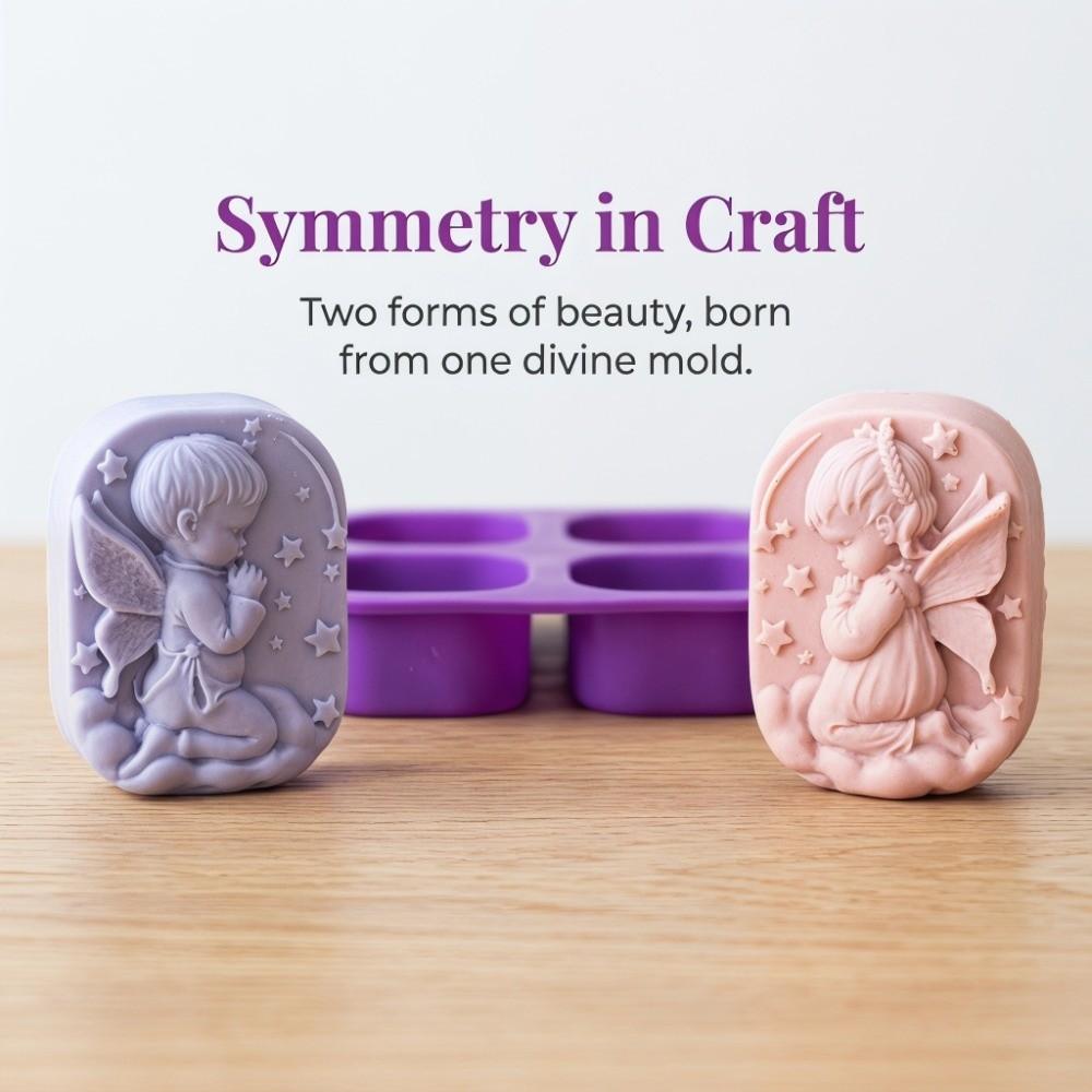 Angel Pattern Silicone Baking Mold Silicone DIY Mold Cooking Tool Baking Cake Mold Ice Cube Trays