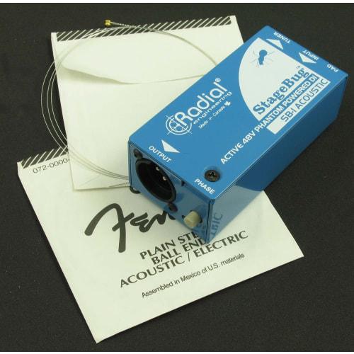 Radial StageBug SB-1 Acoustic DI Box for Electric/Acoustic Guitars (Officially Imported in Japan)