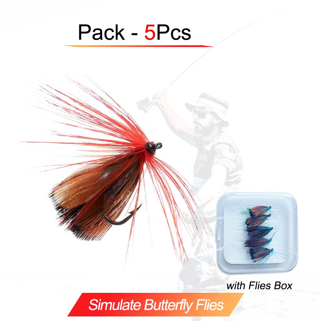 

5/10 шт./кор. мушки для ловли форели искусственные насекомые моль бабочка приманка приманки 5Pcs/Box