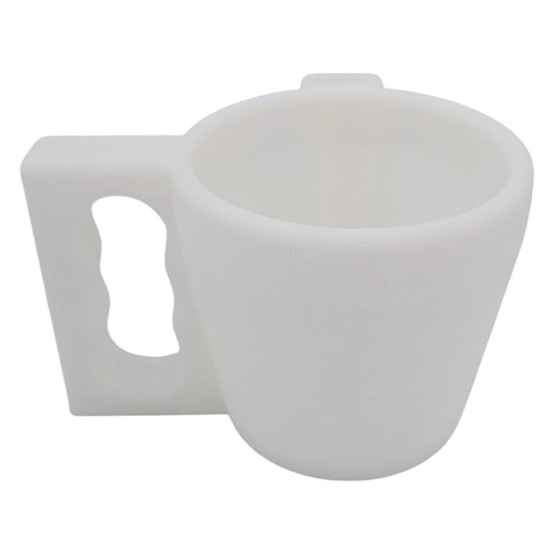 

A95I-Ice Cream Pint Holder With Spoon Slot - Cozy Grip With Fuzzy Texture - Vibrant Colors - Comfortable Ergonomic Handle білий