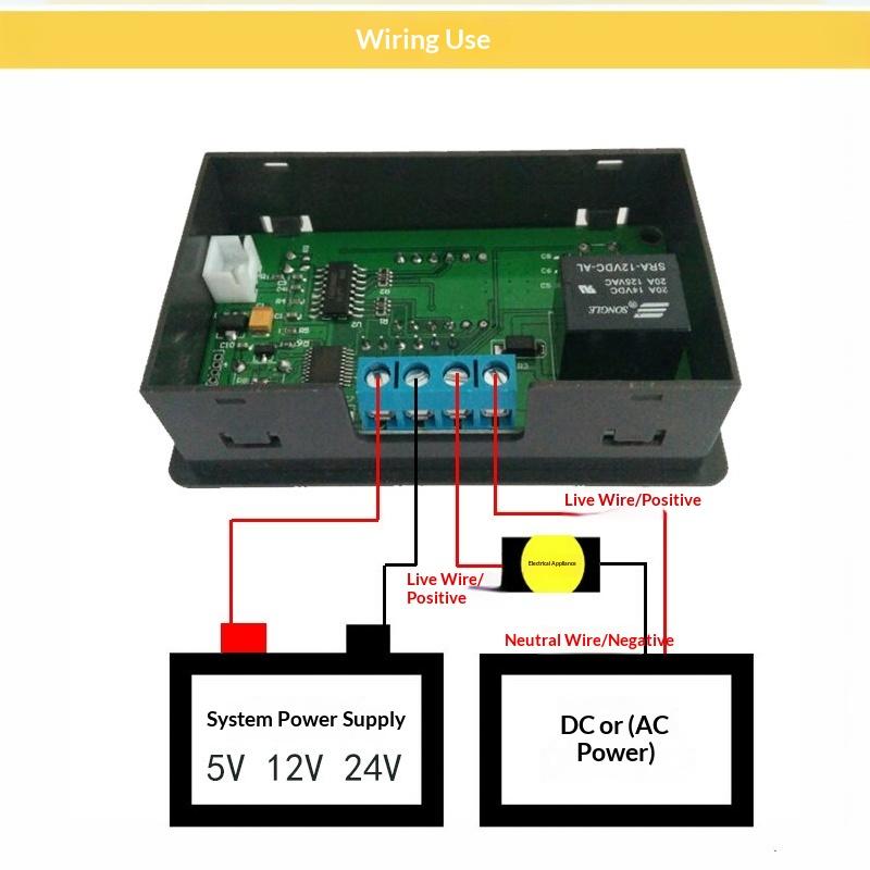 High Precision W3230 Digital Thermostat 20A 12V 24V 110-220V LED Temperature Controller with Probe for Aquarium Terrarium