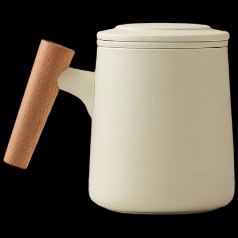 Zhi Shi Glass Tea Infuser Mug with Lid