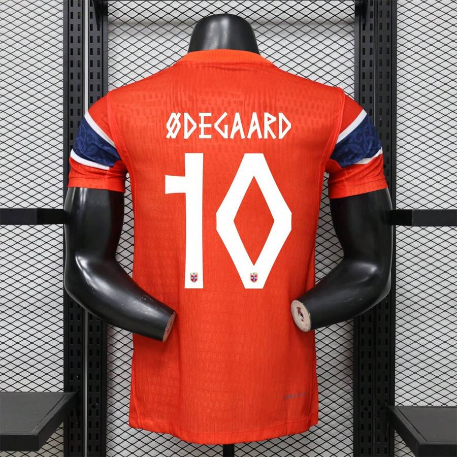 Hengyuan42 2026 Noorwegen Nationaal Team Home Shirt, Meerdere Nummers Beschikbaar, Ademend Zweetafvoerend Hoge Kwaliteit Voetbal Kleding 5XL