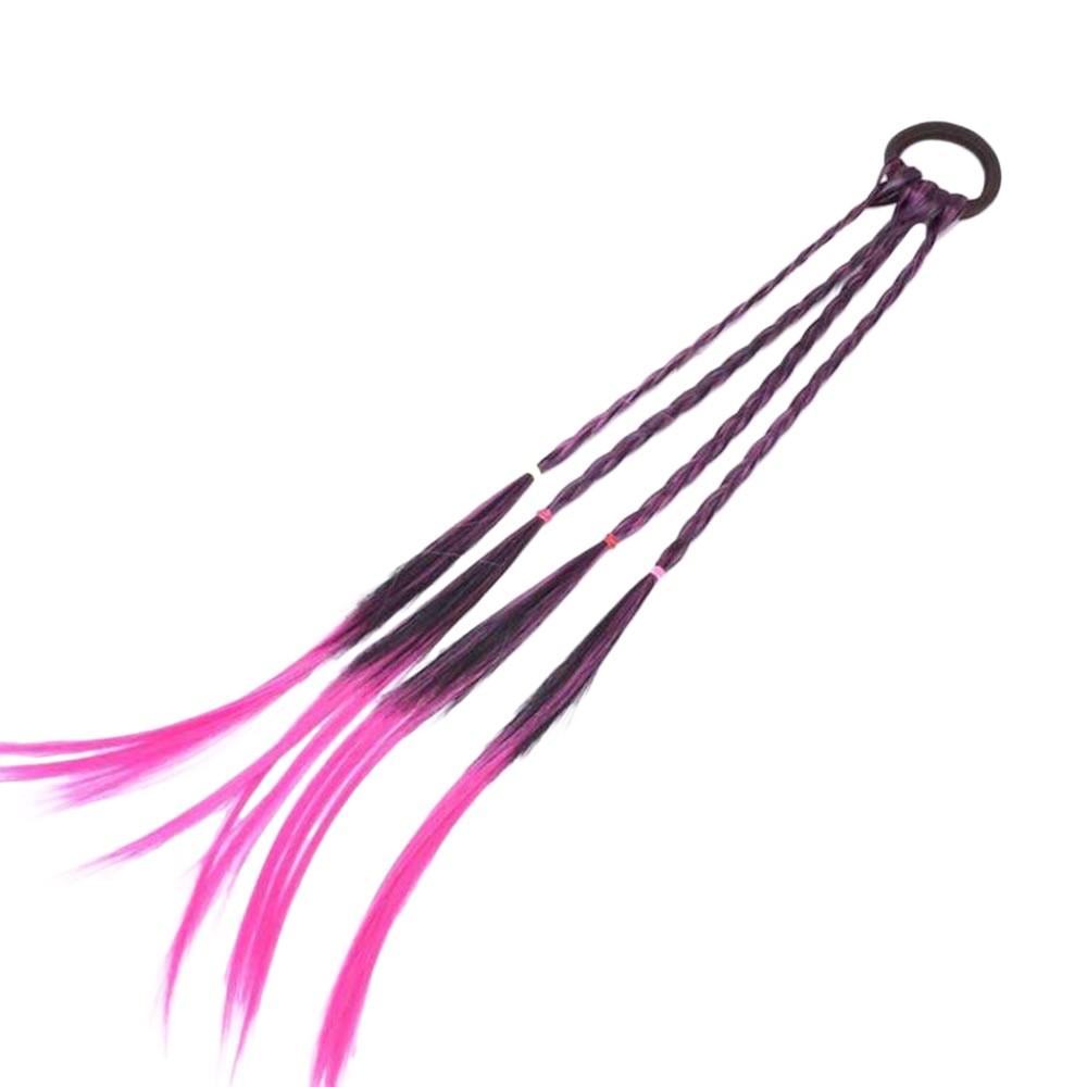 Småbarn Baby Jenter Pannebånd Flettetau Gummibånd Hårtilbehør Barneparykk