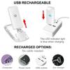 Eye protection reading book light USB rechargeable portable foldable 3 light colors adjustable brightness night light