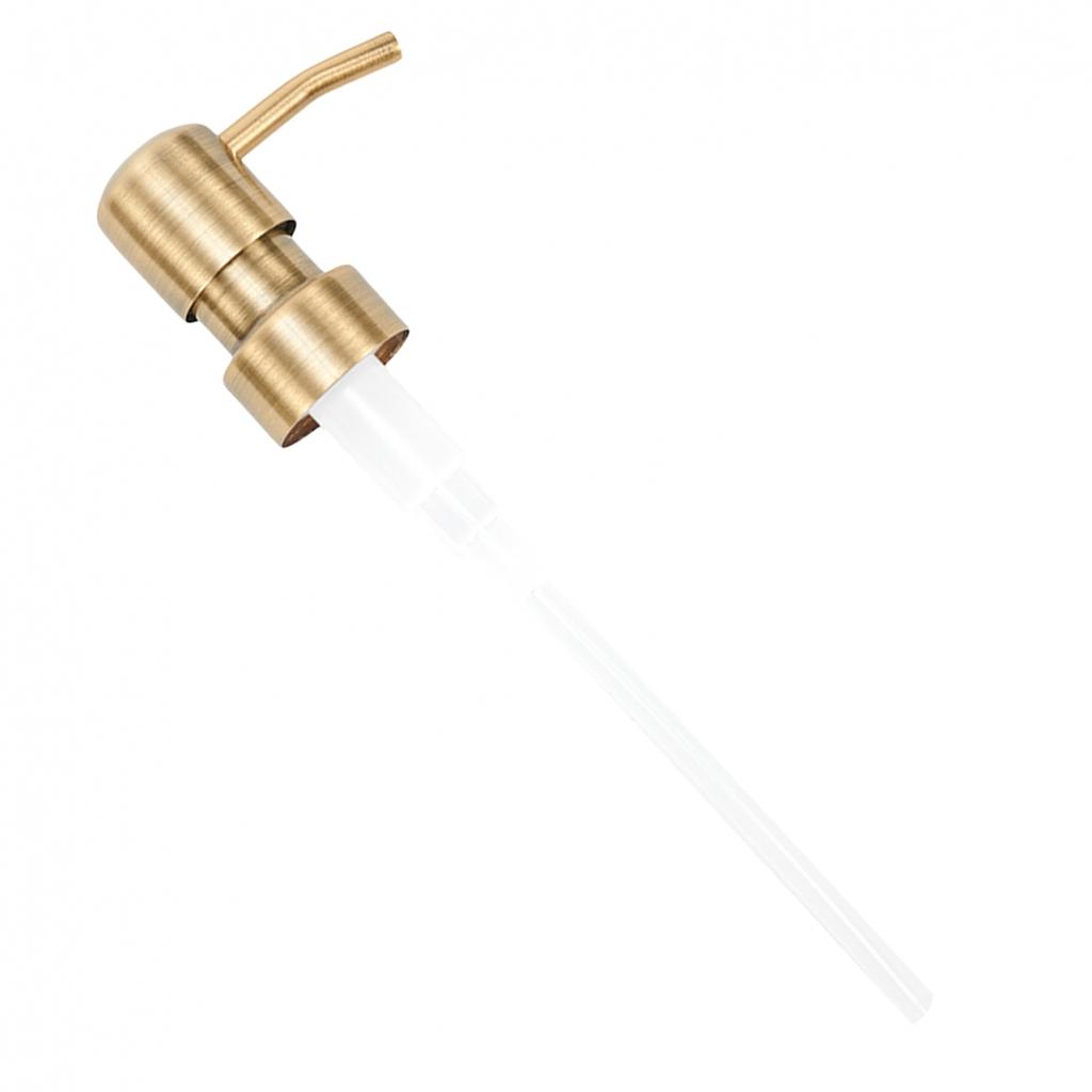 Měděně kartáčovaná hlava čerpadla z nerezové oceli pro elegantní dávkovače tekutin