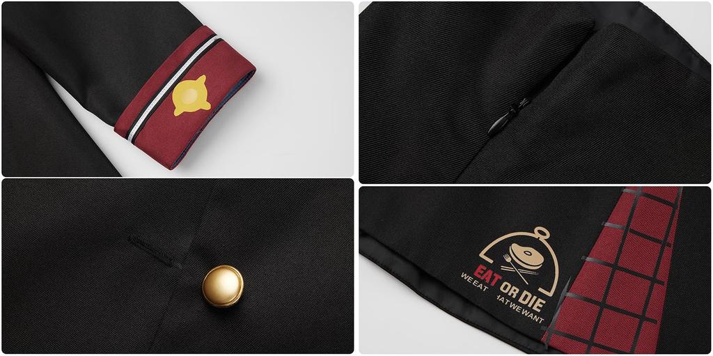 Kurodate Haruna Uniform Kurodate Haruna Combat Haruna High School Halloween JK Cultural School Festival [AwwwCos] 10-Piece Set, Uniform, Cosplay,