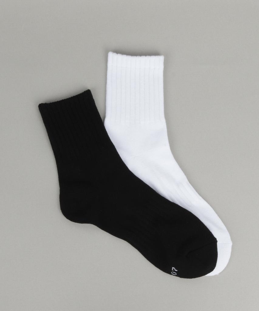 Ilogongchil [10Pack] Light Athletic Embossed Half Socks _Snow White/Black