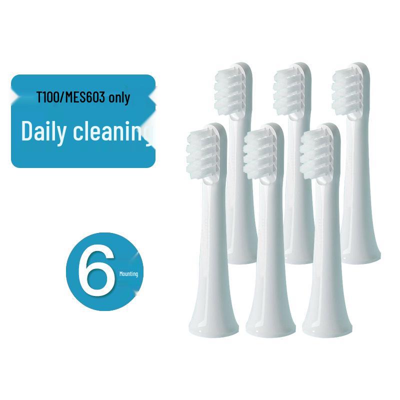 

Совместимая сменная головка для электрической зубной щетки Xiaomi T300/T500/T100 Mijia - модели MES601/602/603 6 soft care