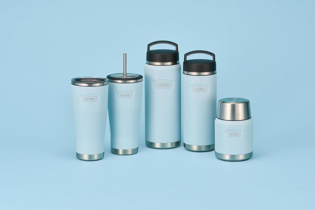 Thermos Straw Cold Insulation GLC [ICON SERIES] Tumbler, 710ml, Only, Glacier, ASTB-710