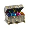 Diving Gems Pool Toys Diving Treasure Set Pirate Chest with 12 Gemstones Pool Training Toys for Kids Floating Sinking Swim Game