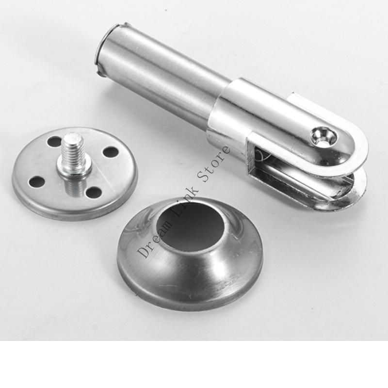 Q1FD 2Pcs Toilet Partition Foot Public Restroom Partition Fittings