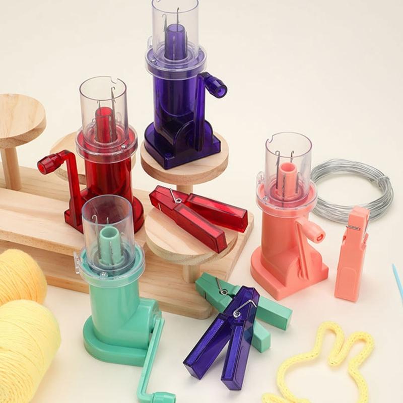 Hand Operated Cord Knitter Bracelets Knitting Tool Hand Operated Cord Weaving Machine Knitting Machine for Knitting