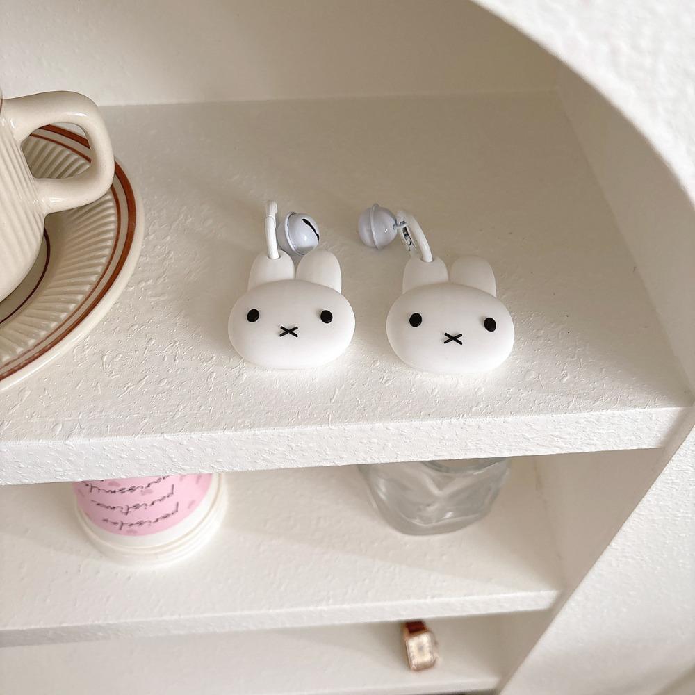 Miffy AirTag Tracker Protective Case Creative Keychain Pet Anti-Lost Tracker Protective Case Daily Decoration Cartoon Charm
