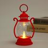 Halloween LED Retro Portable Lamp Outdoor Camping Lantern Desk Lamp Battery Powered Tent Light Garden Decoration Night Lights