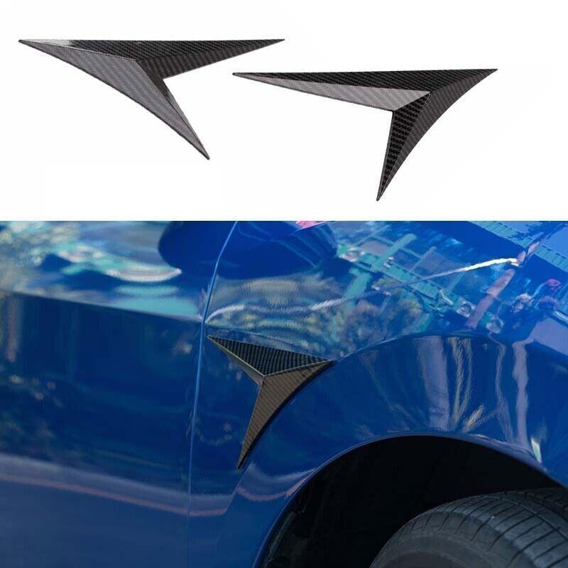 For HONDA Civic 10th Fender side air outlet carbon fiber 2016-2020 cover trim