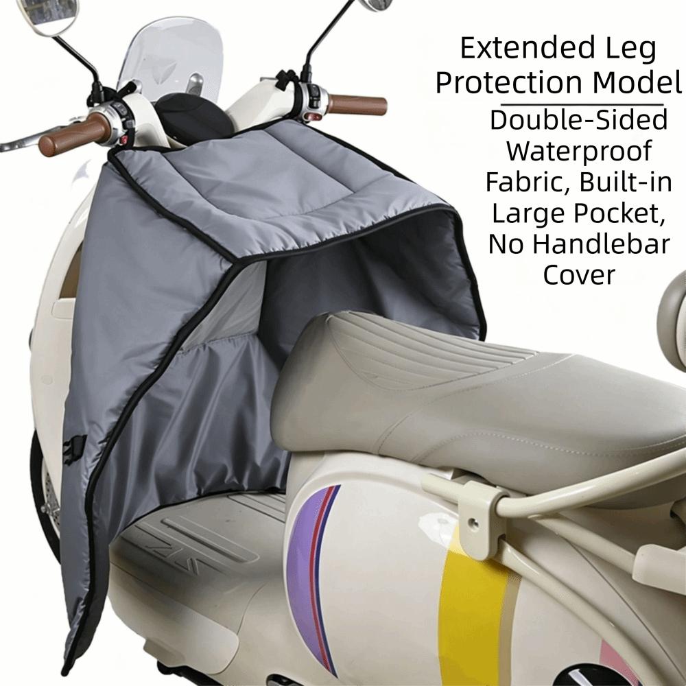 Double-sided Waterproof Motorcycle Windscreen Cover Waterproof Leg Warmer Autumn and Winter