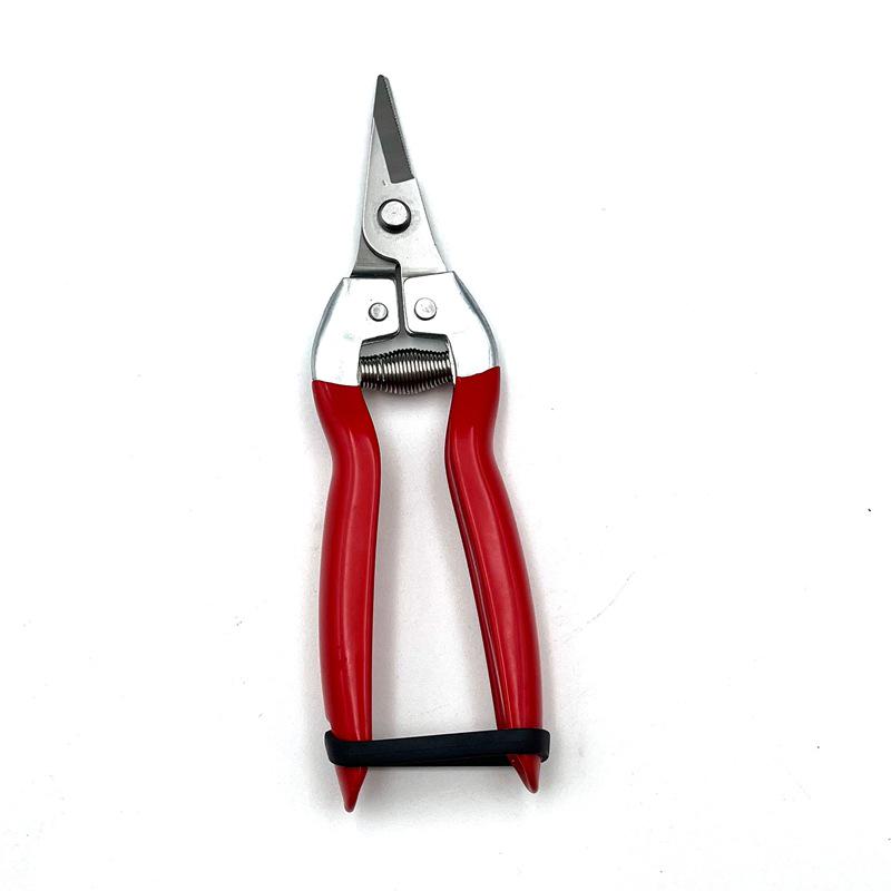 Yangjiang Multi-Purpose Garden Shears: Serrated Pruning Scissors for Fruits, Vegetables, Flowers, and Plants.