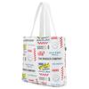 Vans Fun Graffiti All-Over Print Polyester Tote Shoulder Bag Unisex bags Off-White White VN0A5F1OZH6