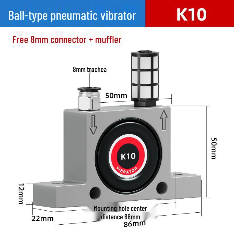 

Пневматичний осцилятор серії GT: GT-08/10/13/16/25/32/48 Повітряний турбінний вібромолот K.