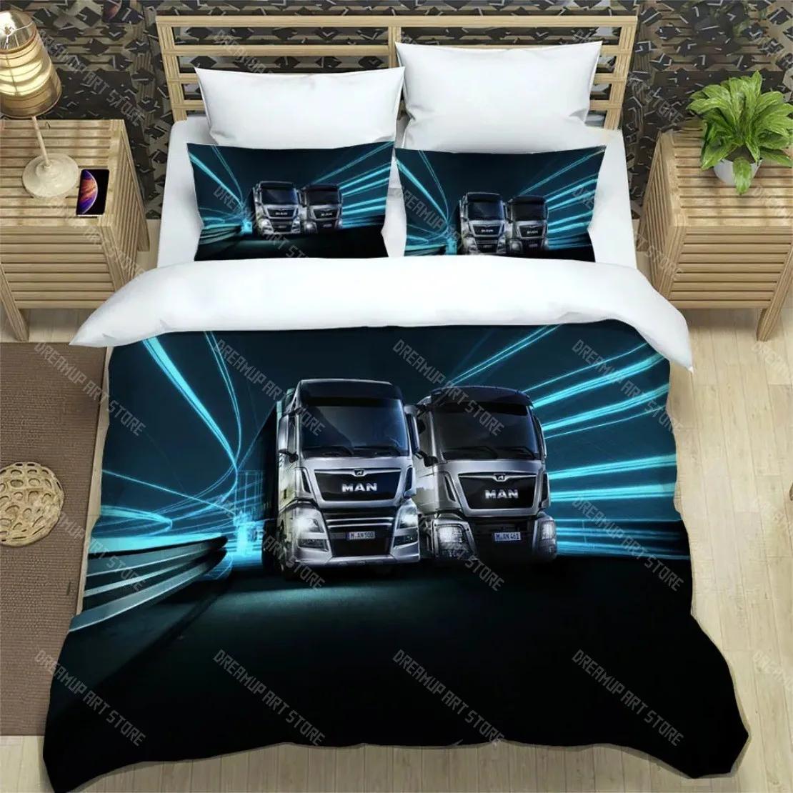 Vīriešu kravas auto Retro gultasveļas komplekti