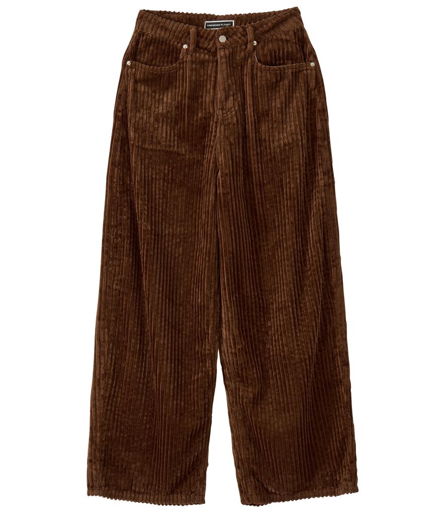 UNKNOWN PLANET Wide Corduroy Pants 2 Colors
