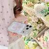 Luxurious Gold Foil Pink Lily Phone Case for iPhone 17/16 Pro Max/15/14, Women's Edition