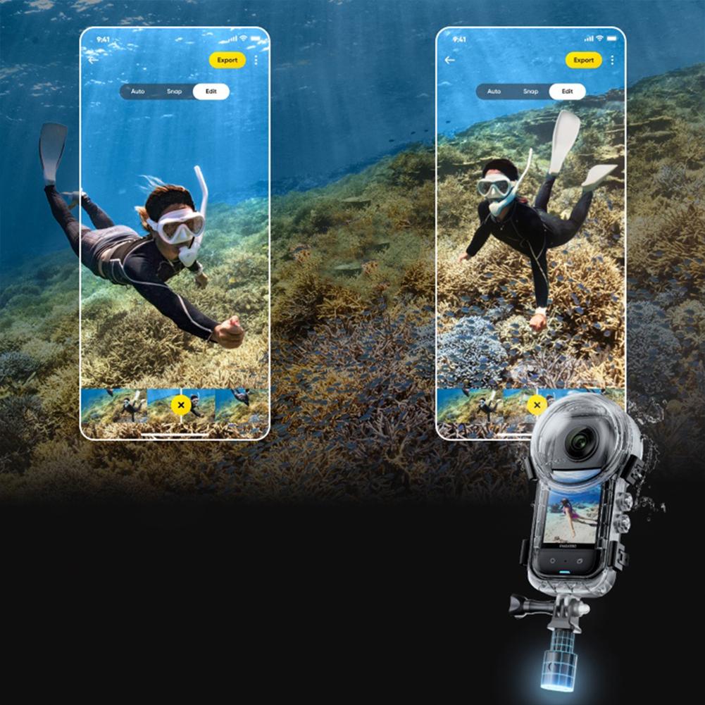 

Invisible Dive Case Diving Case Underwater Diving Housing Shell for Insta360 X4 Australia