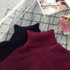 Autumn and winter medium and long sweater pullover women's Korean version loose bat-sleeved knitted sweater thickened jacket turtleneck winter women's