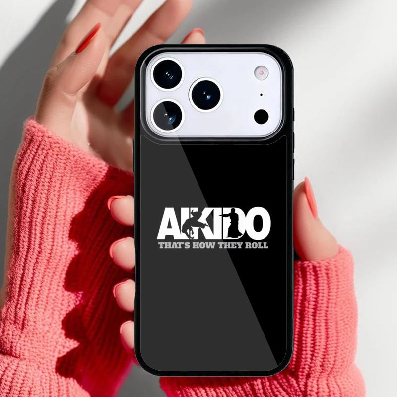 Japan Martial Aikido Phone Case for iPhone 17 16 15 14 13 Pro Max Back Cover for 12 11 Pro Coque