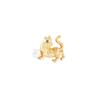 Cute Matte Gold Zodiac Brooch Vintage Animal Brooch Clothing Brooch Rabbit Dog Ma Long Pig