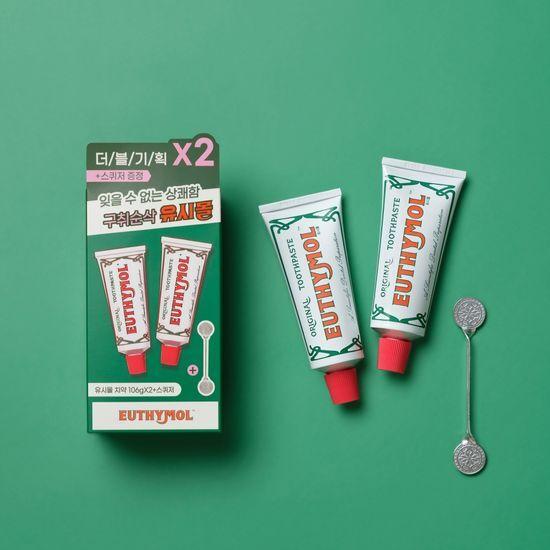 EUTHYMOL Toothpaste 106g Double Promotion (106g + 106g + Squeezer)