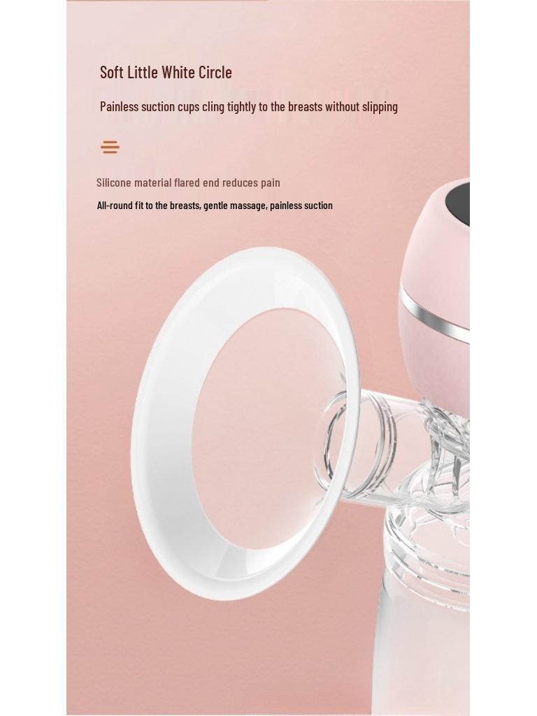 Smart Electric Breast Pump: All-in-One, Silent, Painless, Large Suction, Milk Collector & Postpartum Massager