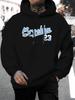 New Arrival for Summer 2026: Unisex European and American Style Casual Versatile Fashion Hooded Sweatshirt with  Brooklyn Flame Graphic Print, Letter 