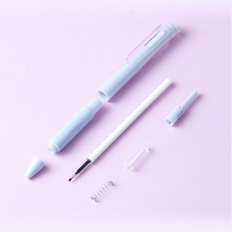 10x/Set 0,5 mm Einziehbarer Gelstift Neutralstift Schwarze Tinte Unterschriftenstift Leicht Schreibender Stift Schulbüromaterial