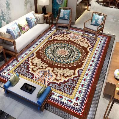 Tappeto Grande Stile Europeo Decorazione Soggiorno Casa 3d Persiano Tappeto Area Camera da Letto Decorazione Stanza Tappetini Lavabili Antiscivolo